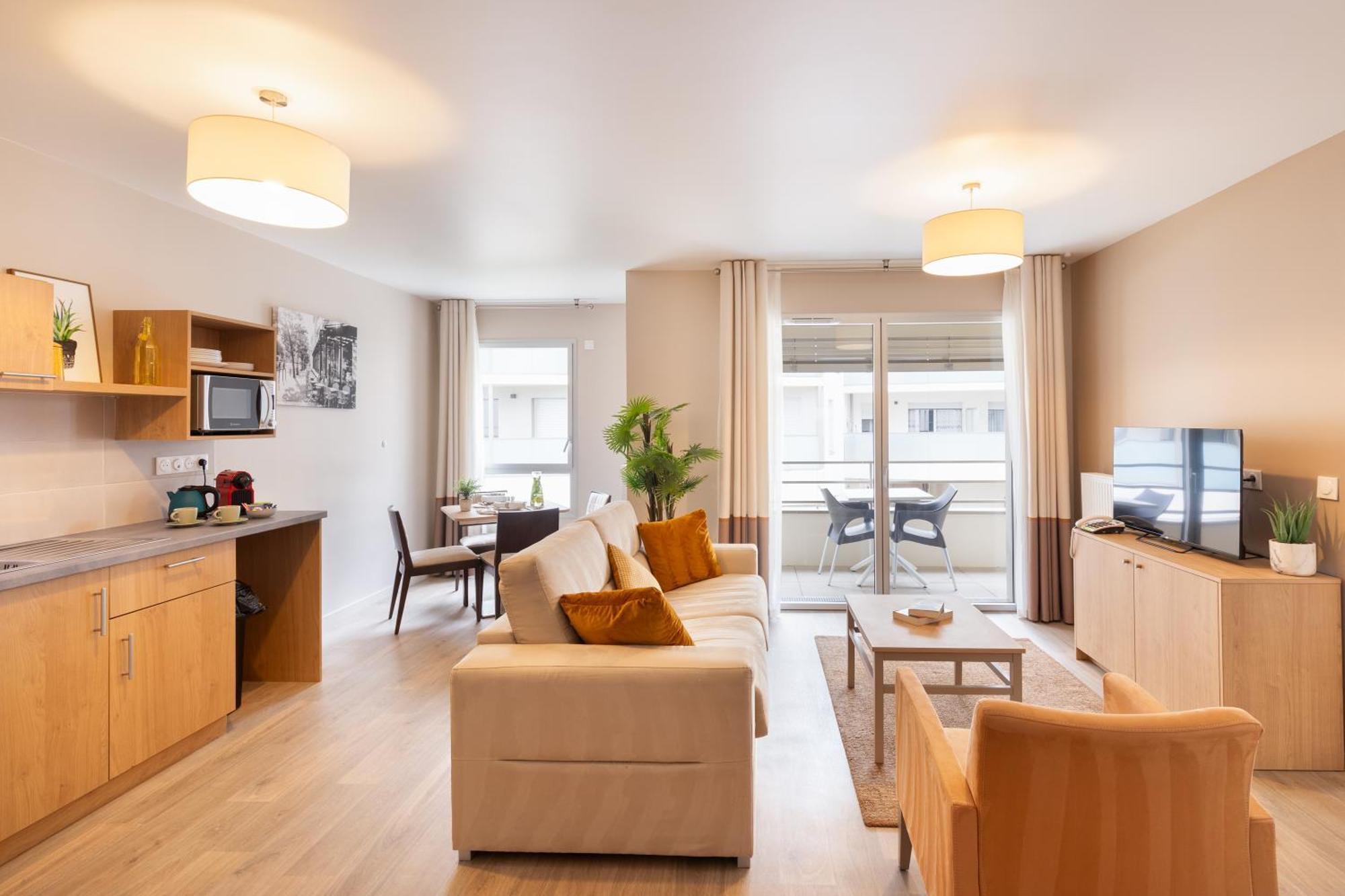 Zenao Appart'Hotels Montreuil Монтрей Номер фото